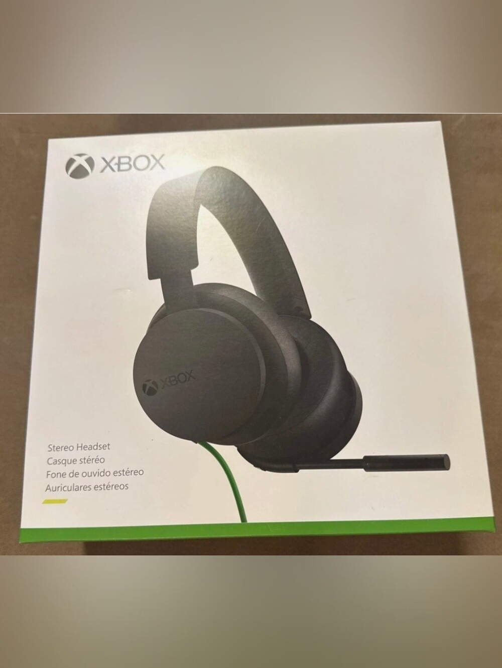 Microsoft Xbox Stereo Gaming Headset Over Ear Gaming Headphones Black